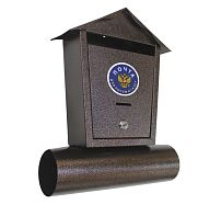 Ящик почтовый Домик (антик/медь) Ящик почтовый Домик (антик/медь)