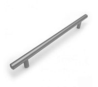Soller ручка мебельная 8926-160 матовый  хром d-10 мм Ручка-скоба(150,25)