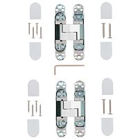 Апекс 115*23-3D-Z-CRM (R11,5) мат.хром скрыт.устан.(B2B) Петля врезная дверная 2шт (30) Апекс 115*23-3D-Z-CRM (R11,5) мат.хром скрыт.устан.(B2B) Петля врезная дверная 2шт (30)