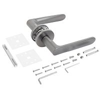 АЛЛЮР АРТ "ДОНАТА" MBN (9340) графит Комплект ручек (20)