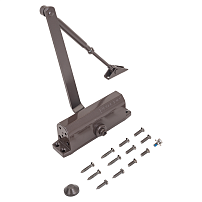 NOTEDO Доводчик дверной  DC-080 BROWN до 120 кг корич. (10)