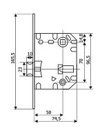 RENZ LB 2070 plastic (пластик) SN никель матовый Защелка (50) 