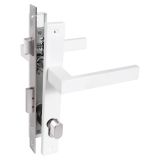 СТАНДАРТ 8520.02.9016 белый, ключ-вертушка  Замок врезной с/руч  (20)