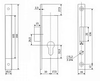 Гардиан PROFI (ПРОФИ) 30.01.16 б/о без ц/м Замок врезной б/руч (24) Гардиан PROFI (ПРОФИ) 30.01.16 б/о без ц/м Замок врезной б/руч (24)
