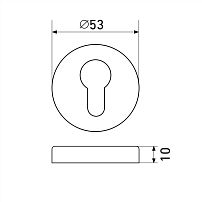 Накладка для ц/м СТАНДАРТ 0200 WHITE БЕЛАЯ INOX нержавеющая сталь (100,5) Накладка для ц/м СТАНДАРТ 0200 WHITE БЕЛАЯ INOX нержавеющая сталь (100,5)