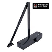 БУЛАТ Доводчик дверной PROFI (ПРОФИ) ДД 812/5 С-B (25-120 кг) черный (10) БУЛАТ Доводчик дверной PROFI (ПРОФИ) ДД 812/5 С-B (25-120 кг) черный (10)