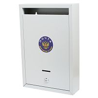 Ящик почтовый Альфа серый шагрень RAL 7035 (10) Ящик почтовый Альфа серый шагрень RAL 7035 (10)