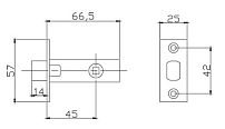 RENZ L 5-45 plastic (пластик) B латунь Защелка (100, 20) RENZ L 5-45 plastic (пластик) B латунь Защелка (100, 20)