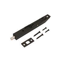 АЛЛЮР 01-140 BL матовый черный Шпингалет торцевой (320,40) АЛЛЮР 01-140 BL матовый черный Шпингалет торцевой (320,40)