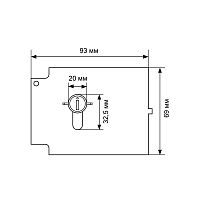 АЛЛЮР -для ЗН 1-3А с планкой д/накл.замков Цилиндр-й механизм (55) АЛЛЮР -для ЗН 1-3А с планкой д/накл.замков Цилиндр-й механизм (55)