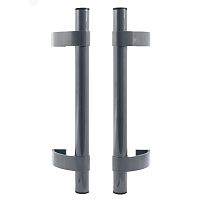 БУЛАТ РС-02.400.7024 сер.графит, регулируемая,  ручка скоба для алюм. и ПВХ дверей,(АРД-02)(16)