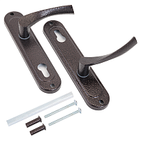 Эльбор  4.325 д/замка 1.01.27/1.01.23/1.03.25  антик медь " Капля" Комплект ручек (10)