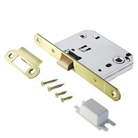 АЛЛЮР АРТ L7050PR SB мат.золото пластик овал.планка18мм без ручек с фиксатором Защёлка (40)