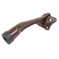 Фиксатор дверной АЛЛЮР КН-130 РУ (козья ножка) Коричневый (RAL8017) (100,25) Фиксатор дверной АЛЛЮР КН-130 РУ (козья ножка) Коричневый (RAL8017) (100,25)