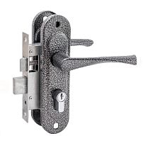 Д-град Зенит ЗВ4-50.01 серебро Замок врезной с/руч (15)