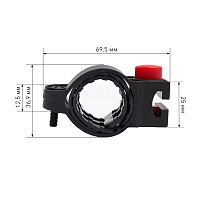 АВАНГАРД ВК-062 для замков ВС-Т10 крепление на велосипедную раму (250) АВАНГАРД ВК-062 для замков ВС-Т10 крепление на велосипедную раму (250)