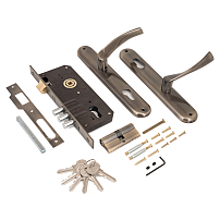 АЛЛЮР 0203 AB ст.бронза Замок врезной с/руч (10) АЛЛЮР 0203 AB ст.бронза Замок врезной с/руч (10)