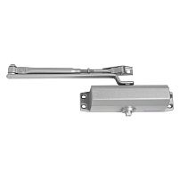 АЛЛЮР Доводчик дверной COMFORT(КОМФОРТ) ДД 165/3-4 A-S (до100 кг) серебро RAL9006 морозостойкий (10)