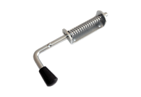 Засов Домарт пружинный (110) 220мм мод.2 черный d-13мм (10)