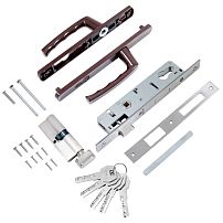 БУЛАТ ЗВ4-1В.25.01.8017 коричневый МЦ МАХ 80мм перф.ключ/верт.Замок для КАЛИТКИ врезной с ручкой БУЛАТ ЗВ4-1В.25.01.8017 коричневый МЦ МАХ 80мм перф.ключ/верт.Замок для КАЛИТКИ врезной с ручкой