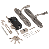 АЛЛЮР АРТ ЗВ4-70.07 AS состаренное серебро Замок врезной с/руч (15)