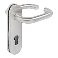 БУЛАТ РФ 72.09НС INOX 304 нержавеющая сталь д/противопожар.замков Ручка на планке (24)