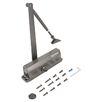 NOTEDO Доводчик дверной DC-150 легкий характер BRONZE до 160 кг бронз.  (10)