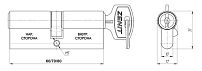 Зенит МЦ 1-5-60 W белый д/врез.замков 5 кл.Цилиндровый механизм (50) Зенит МЦ 1-5-60 W белый д/врез.замков 5 кл.Цилиндровый механизм (50)