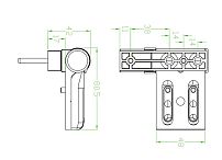 ЛДМ DH-S.1 (Ral 9016 (02)) петля до 100кг белая для пластик. дверей (30) ЛДМ DH-S.1 (Ral 9016 (02)) петля до 100кг белая для пластик. дверей (30)