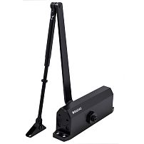 БУЛАТ Доводчик дверной ДД 504/4 A-B (60-120 кг) черный (10) БУЛАТ Доводчик дверной ДД 504/4 A-B (60-120 кг) черный (10)