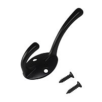 СТАНДАРТ 603 BL матовый черный ЕВРОПАКЕТ крючок-вешалка (600,50) СТАНДАРТ 603 BL матовый черный ЕВРОПАКЕТ крючок-вешалка (600,50)