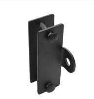 Домарт Проушина гаражная 50*150 (толщ.4мм) планка, крепеж черный d 15мм (10) 