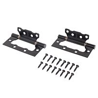 АЛЛЮР 100х75 2BB BL КОРОБКА 2,5мм матовый черный Петля накладная без врезки 2 шт (50,10) АЛЛЮР 100х75 2BB BL КОРОБКА 2,5мм матовый черный Петля накладная без врезки 2 шт (50,10)