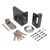 Птимаш ЗН1-1У (усиленный цилиндр) серебро Замок накладной (30)