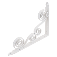 Кронштейн фигурный Домарт мод.8 (300*225) белый (10) Кронштейн фигурный Домарт мод.8 (300*225) белый (10)