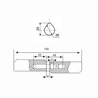 БУЛАТ 20х140 капл. РЕГУЛИРУЕМАЯ с подшипником шарнир-петля под сварку НОВИНКА (36) Упакованная БУЛАТ 20х140 капл. РЕГУЛИРУЕМАЯ с подшипником шарнир-петля под сварку НОВИНКА (36) Упакованная