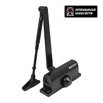 БУЛАТ Доводчик дверной ULTIMATE ДД-60 A-B (25-80 кг) черный, морозостойкий(10)