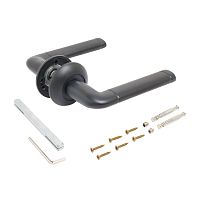 АЛЛЮР АРТ "ПОЛО" BL (15150) матовый черный С НАКЛАДКОЙ Комплект ручек (20) АЛЛЮР АРТ "ПОЛО" BL (15150) матовый черный С НАКЛАДКОЙ Комплект ручек (20)