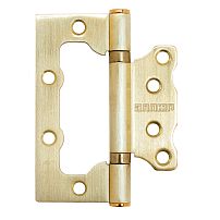 АЛЛЮР 100х75 2BB SBP БЛИСТЕР 2,5мм мат.латунь Петля накладная без врезки 2 шт (50,25)