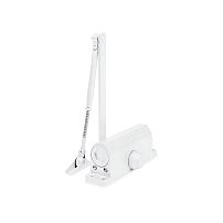 NOTEDO Доводчик дверной  DC-065 легкий характер WHITE до 100кг белый. (10)