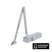 БУЛАТ Доводчик дверной PROFI (ПРОФИ) ДД 802/3 А-S (40-90 кг) серебро, морозостойкий(10)  