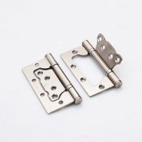 RENZ 100-2BB FH SN без врезки 2 подш матовый никель 100*75 Петля дверная 2шт (50;1!!!)