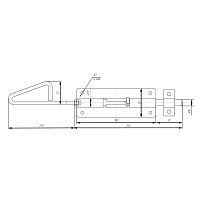 Засов Киров Секрет ЗД-11 а/серебро (16) Засов Киров Секрет ЗД-11 а/серебро (16)