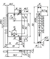 Балашиха ЗВ13 173.1.1 2-х кл б/о ЗЩЗД Замок врезной тяж (5) Балашиха ЗВ13 173.1.1 2-х кл б/о ЗЩЗД Замок врезной тяж (5)