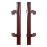 БУЛАТ РС-03.400.8017 коричневый, регулируемая, ручка скоба для аллюм. и ПВХ дверей,(АРД-03)(16)