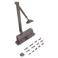 NOTEDO Доводчик дверной  DC-060 BROWN до 60 кг корич. (10)