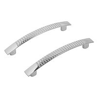 StahlBuro A345-96 2шт., CP хром. Ручка-скоба мебельная (400,40) StahlBuro A345-96 2шт., CP хром. Ручка-скоба мебельная (400,40)