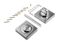 Сантехническая завертка к ручкам RENZ BK 02 SC/CP квадр. хром матовый/хром блестящий (100,5)