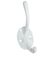 Кунгур №24 белый крючок-вешалка (50,10!!!)