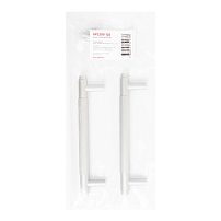 StahlBuro AP2309-128 2шт., W матовый белый хром. Ручка-скоба мебельная (15, 150)